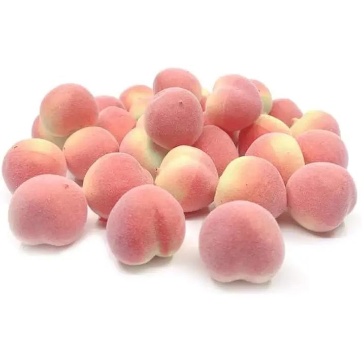20 Pcs Mini Lifelike Simulation Artificial Peach Fruit for Home Cabinet Table Party Decoration Photography Prop