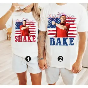 Shake and Bake 4th Of July T-Shirt, Funny Couples Fourth Of July Shirt, Independence Day Tees, Unisex Clothing