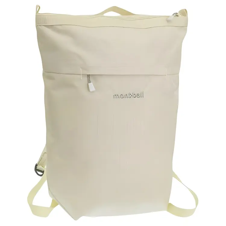 Montbell Bernina 10L Compact Lightweight Durable Backpack for Men and Women, Outdoor Style, Ivory Nylon