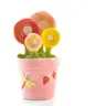 Floral Measuring Spoon Set, Cute Ceramic Measuring Cup with Spoons and Stand, Perfect for Baking, Unique Gift for Bread Makers, Kitchen Accessories, Kitchen Measuring Utensils, Measuring Cups And Spoons