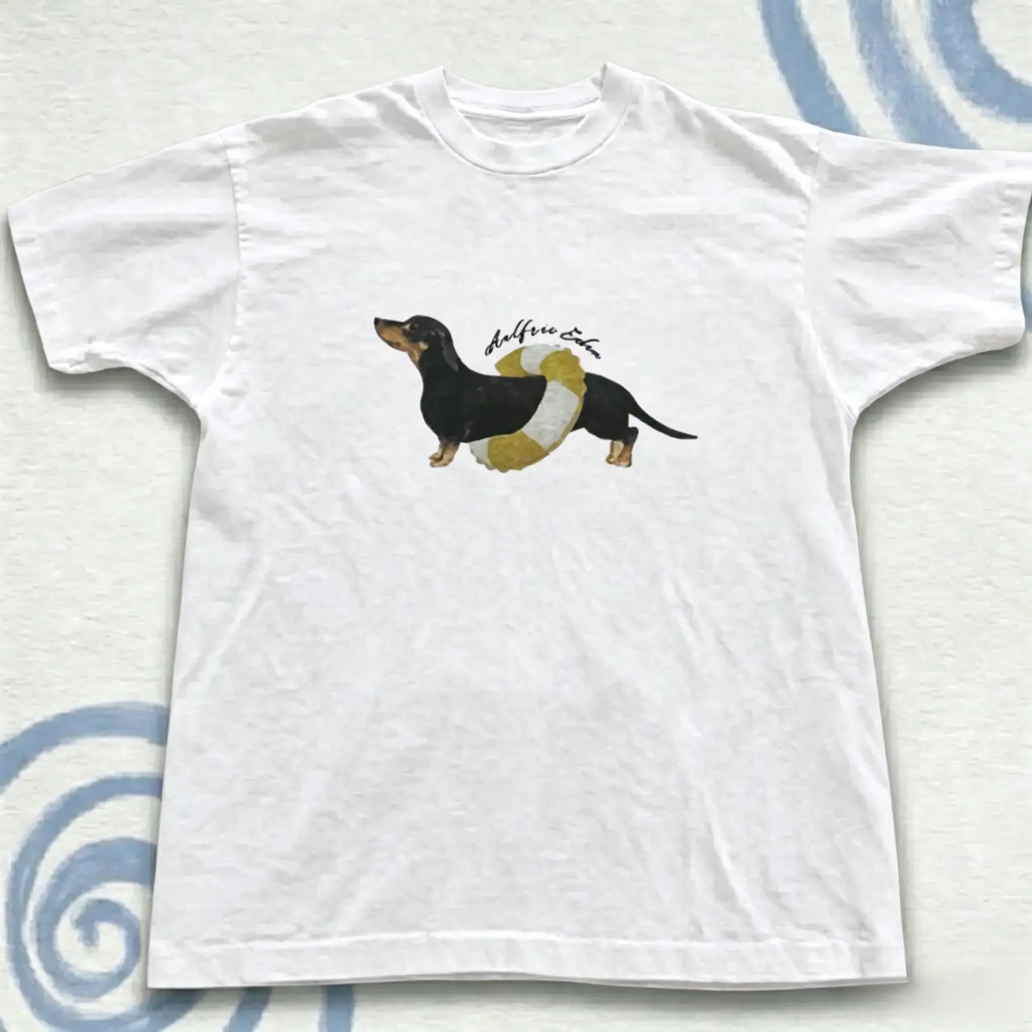 Aelfric Eden Dachshund Tshirts Women's Oversized Graphic Tees Short Sleeve Summer Cute T Shirts Y2K Tops