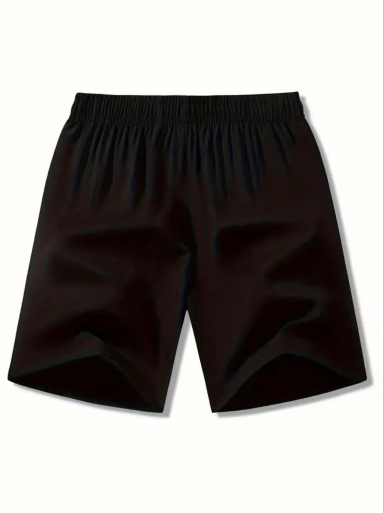 Men's Reflective Stripe Zipper Pocket Shorts, Regular Fit Casual Breathable Comfortable Shorts for Summer, Men's Bottoms for Daily Wear, Streetwear Sports Shorts