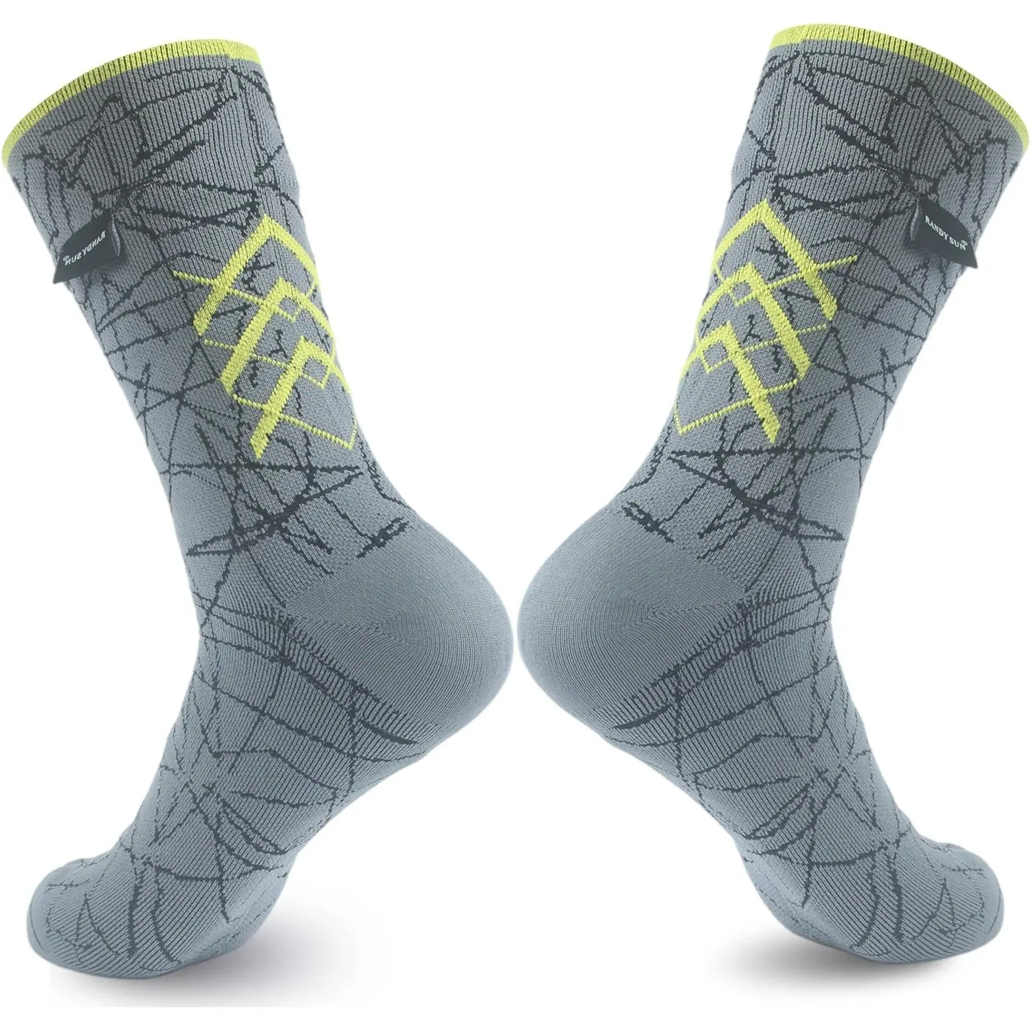 1 Pair-gray&yellow