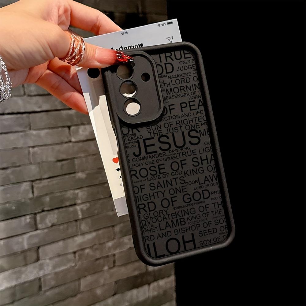 Creative Phone Case with Jesus Design Suitable for Samsung Galaxy S26 S25 S24 S23 S22 S21 Fe Plus Ultra A13 A14 A15 A16 A17 A33 A34 A35 A36 A52 A53 A54 Note20, Soft TPU Back Cover for Drop Protection.