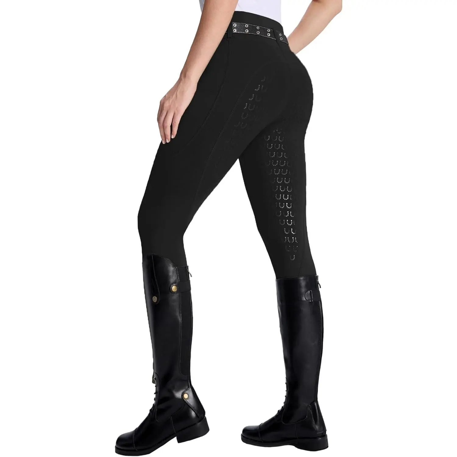 Women's Horse Riding Pants Active Silicon Grip Full Seat Breeches for Women Equestrian Pants