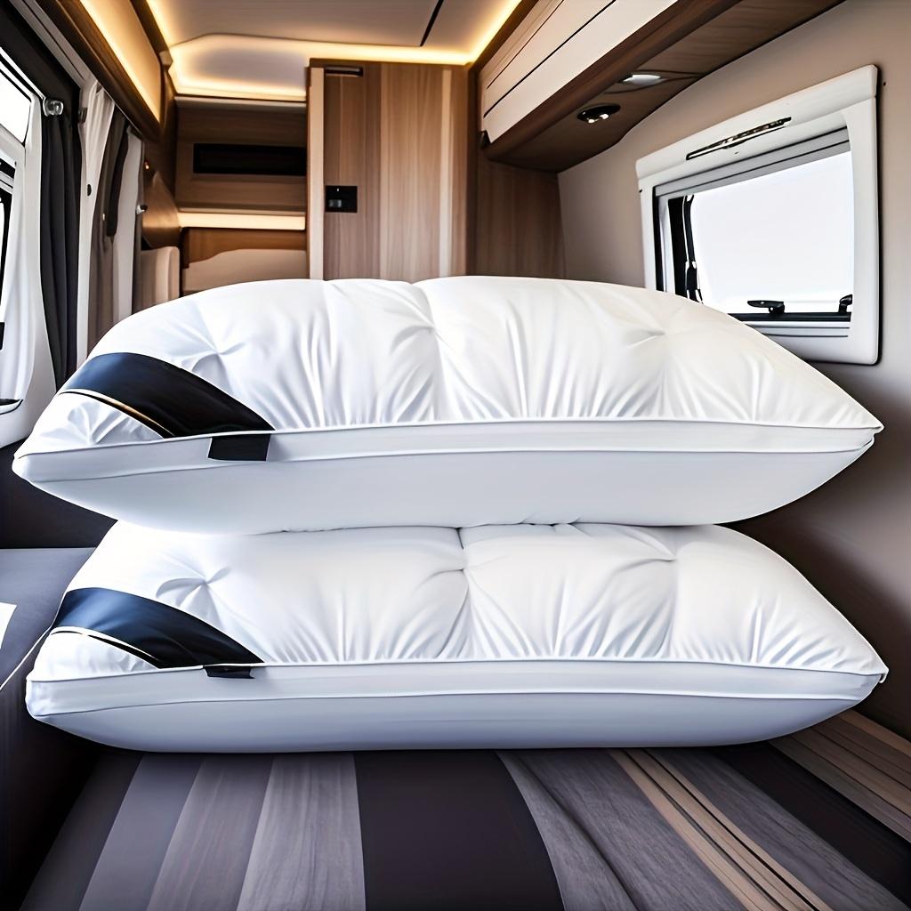 Luxury 5-Star Hotel High-Quality Pillow • Designed for Deep Sleep • Durable High Pillow Core for All Seasons • Hypoallergenic Polyester Cover • Machine Washable • Perfect for Bedrooms, RVs & More