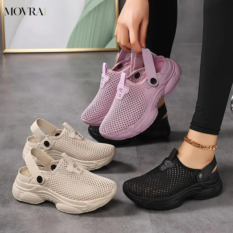 MOVRA1 [-On Sneakers] Women's Casual-On Sneakers|     Breathable Mesh|     Round Toe|     Thick MD Sole|     Multi-Color Options|     All-Season Comfort Shoes|     Easy On/Off Design(Phone Holders & Mounts)Gift