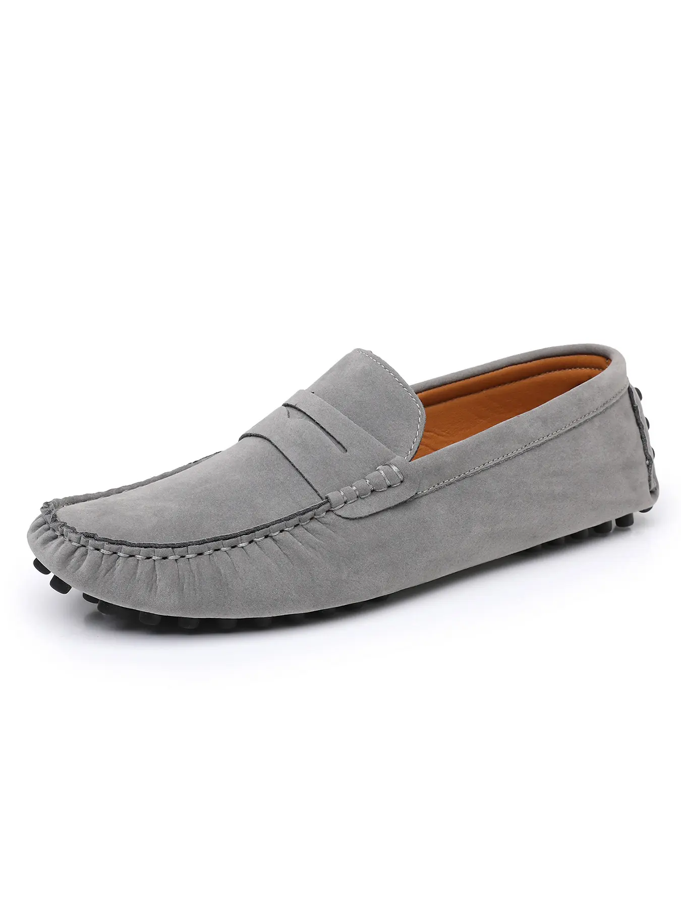Men's Slip-on Flat Loafers New Launched Driving Shoes No Restraint When Wearing for Driving and Daily Leisure Wear Lightweight Sole Keeps Your Feet Comfortable Commuting Walking and Short Trips Sizes From 38 To 50 Available Men Large Feet!