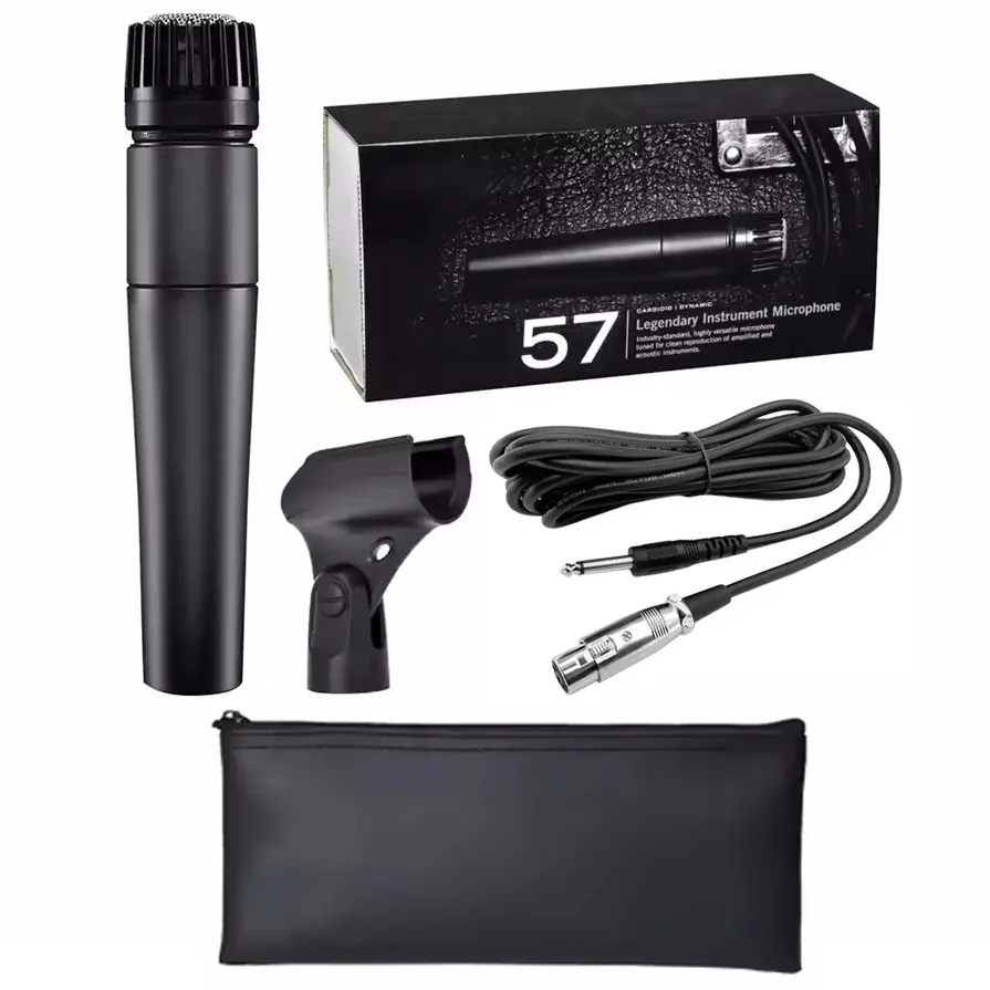 Wired Mic Professional Karaoke Dynamic Microphone For PC Computer Gaming Mic Sing Live Streaming Machine Gaming System Sound Room Audio Gamer KTV recording broadcast guitar drum home Podcast Recording Mic