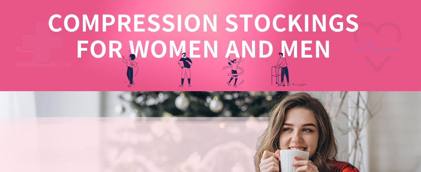 THE WELL KEPT Compression Socks for Women Men Circulation 6 Pairs-Best Compression Stockings For Running,Athletic,Nursing