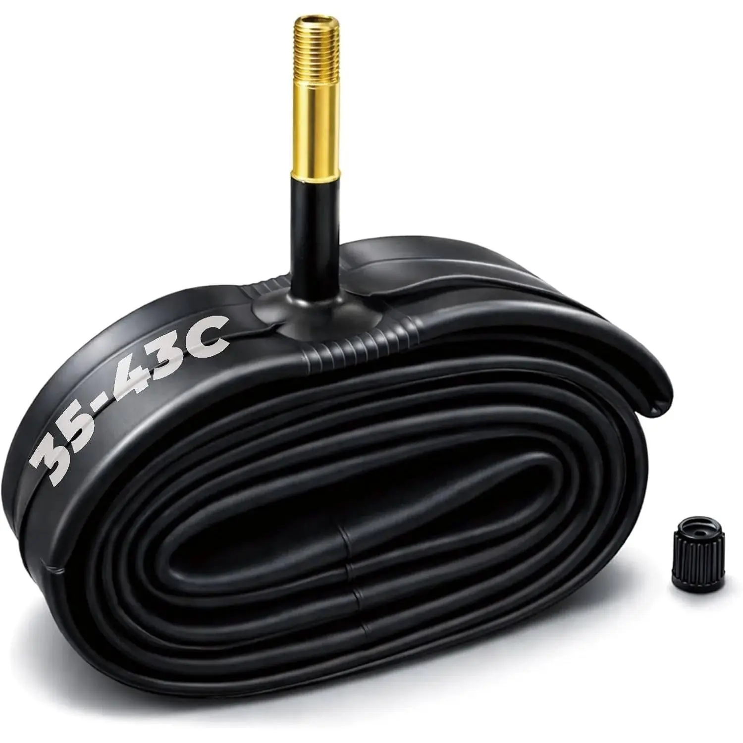 700c Bike Inner Tube (28 Inch) with 48mm Schrader Valve, Reliable Butyl Rubber for 700x35C-700x43C Road, Hybrid Bikes & Commuting Gravel Tires, Compact 1 Pack Packaging, Durable Butyl Rubber Material, Emergency Repair