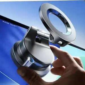 #Fathersdaygift Gripvolt for Magsafe Car Mount, Magnetic Phone Holder with Suction Cup for Your Car, Car Phone Stand, Vacuum Phone Mount for Car Accessories for Women Men Interior Jeep BMW, SuctionPro Gifts Kits, for iPhone 17 Pro Max 16 15 14 13