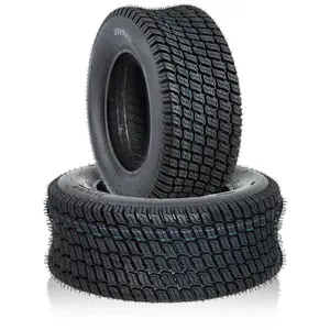 Heavy Duty 4-Ply 6-Ply Turf Tires Tubeless Lawn Mower Tires for Garden Tractor Zero Turn Mower Riding Mower Utility Cart ATV UTV Off-Highway Puncture Resistant 8 10 12 Inch Rim Wheel Replacement Non-Directional Smooth Traction