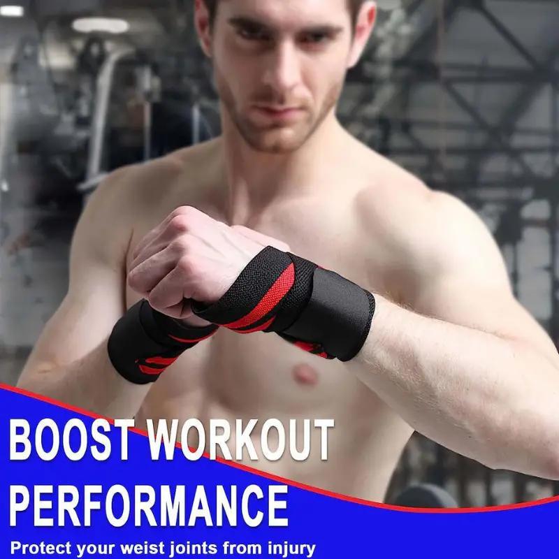 Sports Wrist Protector, 1 Count Pressure Strap Sports Wrist Protector, Fitness Weightlifting Protector, Sprain Wrist Protector, Tendon Sheath for Men & Women, Healthcare, Breathable Wristbands