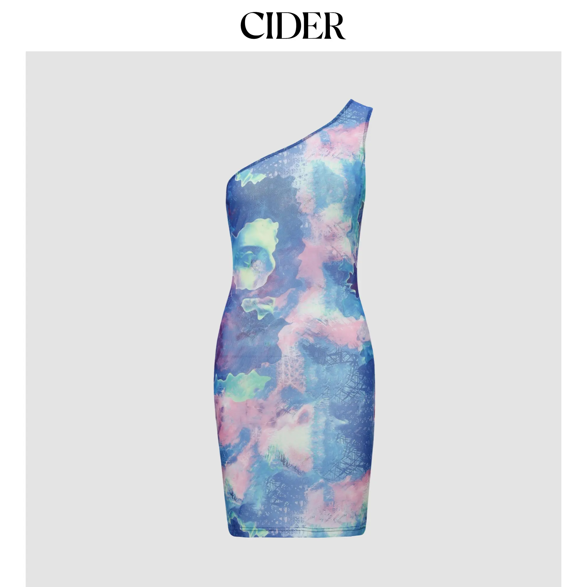 Cider [size 4-10] Starry Sky Cold Shoulder Dress SummerFinds