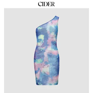Cider [size 4-10] Starry Sky Cold Shoulder Dress Dealsforyou