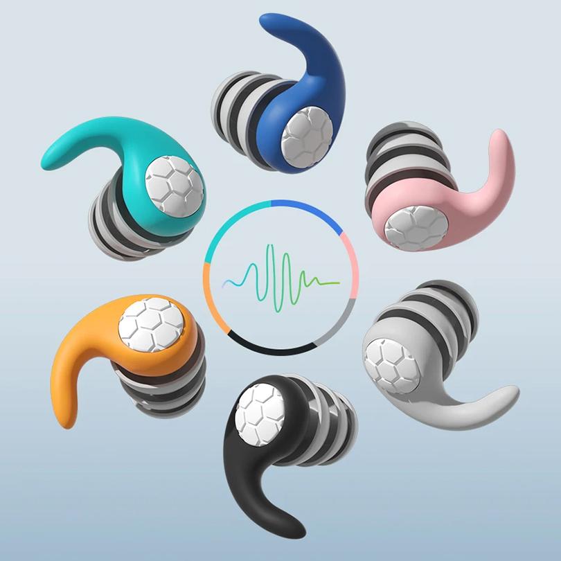 Soft Silicone Ear Plugs for Swimming Sleeping Concerts Motorcycling Daily Use Earplug