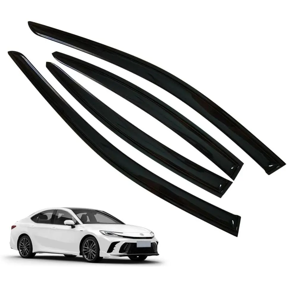 Side Window Visor Set for Toyota Camry 2025-2026, Rubber Wind Deflectors with Easy Fit & Wind Protection, Car Exterior Accessories