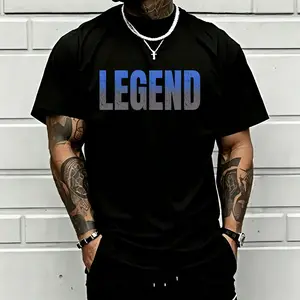 Legend Graphic T-Shirt for Men & Women, Inspirational Statement Tee, Motivational Typography Shirt, Soft Comfortable Casual Everyday Top, Father’s Day Gift for Dad, Classic Streetwear Fashion Tee, Positive Mindset Summer Outfit, Unisex Gift Shirt