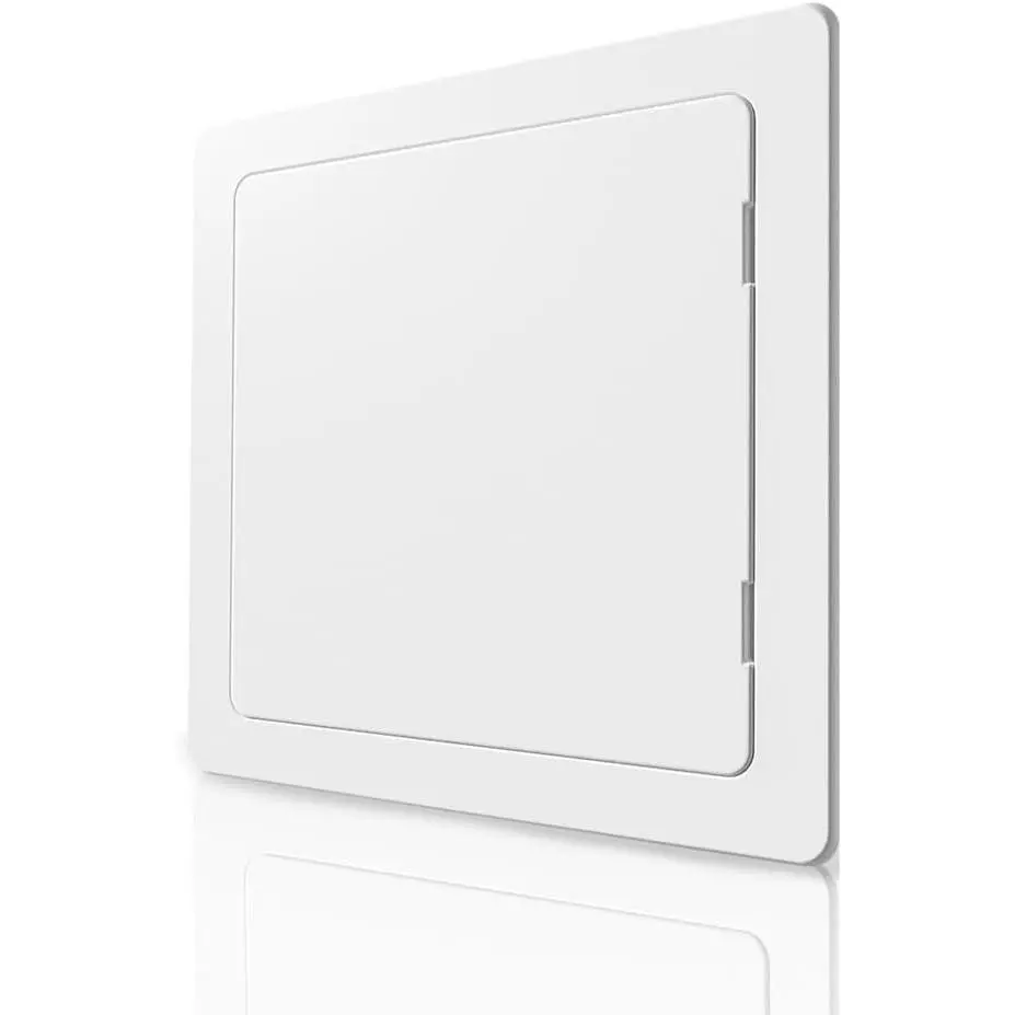 Access Panel for Drywall - 10x10 inch - Wall Hole Cover - Access Door - Plumbing Access Panel for Drywall - Heavy Durable Plastic White