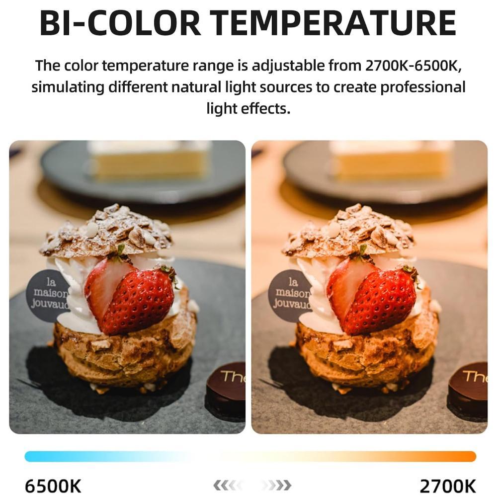 Portable Handheld Design Fill Light, Modern Rechargeable Photography Light Stick, Adjustable Selfie Lighting with Color Screen Display for Outdoor & Indoor, Selfie Accessories, Modern, Led Fill Light #TOP PICKS