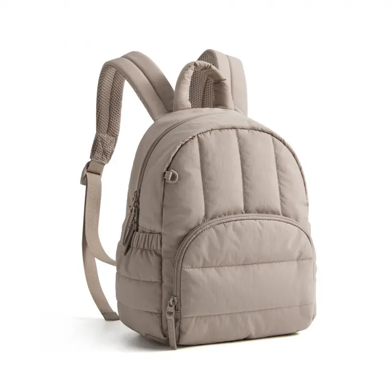 In Stock New Women's Lightweight Quilted Mini Backpack Purse Casual Travel Small Daypack Multi-Compartment Wallet Bag for Shopping Commute School Travel Daily Outdoor Errands