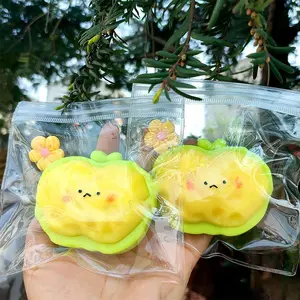 NEW Mochi Taba Squishy Cute Creamy Red Apple Spit Puree Unhappy Green Apple Fidgeting Kids Toy Slow Rebound Squeeze Kawaii Gift