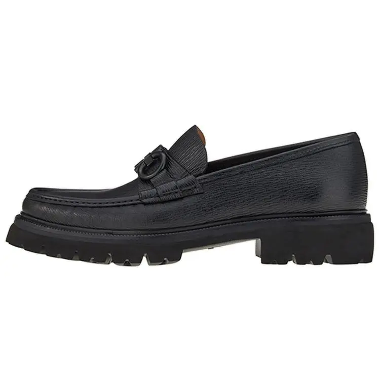 Ferragamo Horsebit Loafer for Men in Black Verifiable, with credentials and supporting global authentication