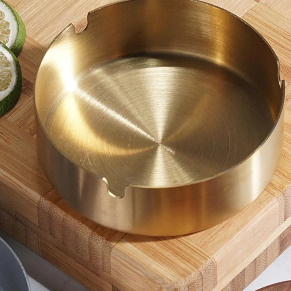 1pc Stainless Steel Ashtray, Net Cafe Ashtray, Bar Internet Café Ashtray, Durable and Stylish Smoke Disposal Solution, Durability