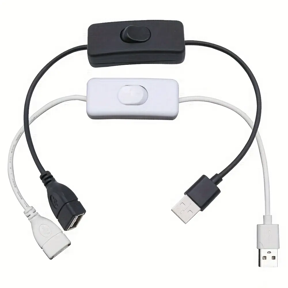 USB Cable with Switch ON/OFF Cable Extension Toggle for USB LED String USB Gadget USB Power Supply Device Tools