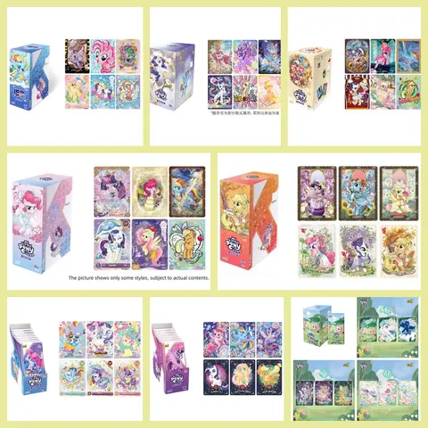 Kayou My Little Pony: Shining Moon Authentic Sealed TCG Booster Box (Chinese Exclusive, Vol.5-Vol.11) - Cartoon Trading Card Set, 18 Factory-Sealed Packs Preserve Mystery, Random Pulls, High Production Value, Sealed Booster Boxes, 5 Cards