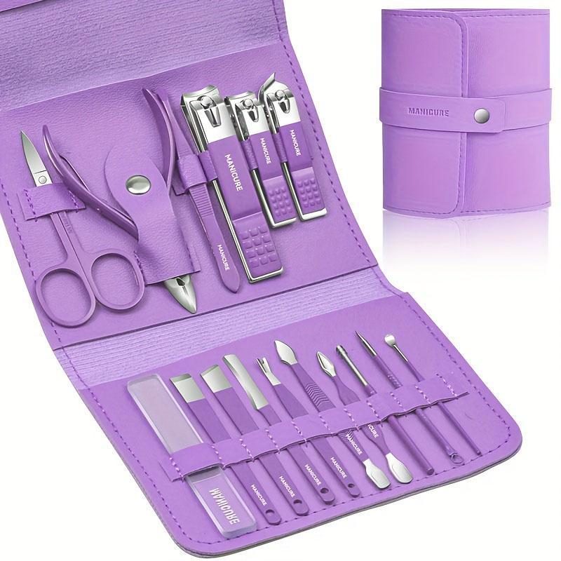 Portable Nail Clipper Set, 1 Set Multifunctional Nail Care Tool Set, Professional Manicure & Pedicure Tool for Home, Office, Travel and Date
