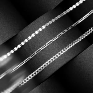 Miabella Solid 925 Sterling Silver Italian 5mm Diamond Cut Cuban Link Curb Chain Necklace for Women Men, Made in Italy Miabella Solid 925 Sterling Silver Italian 5mm Diamond Cut Cuban Link Curb Chain Necklace for Women Men, Made in Italy