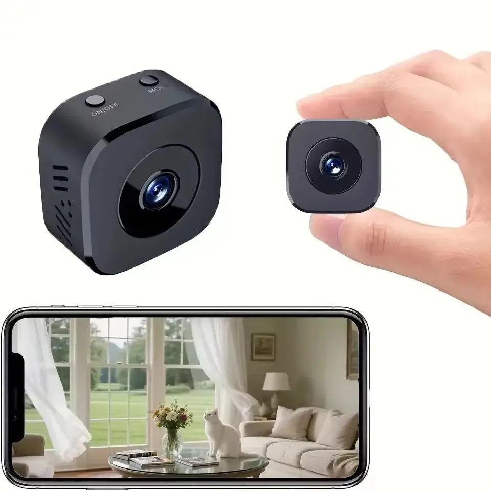 CMOS WiFi Mini Wireless Remote Surveillance Camera - Home Security Camera, Pet Monitoring Device
