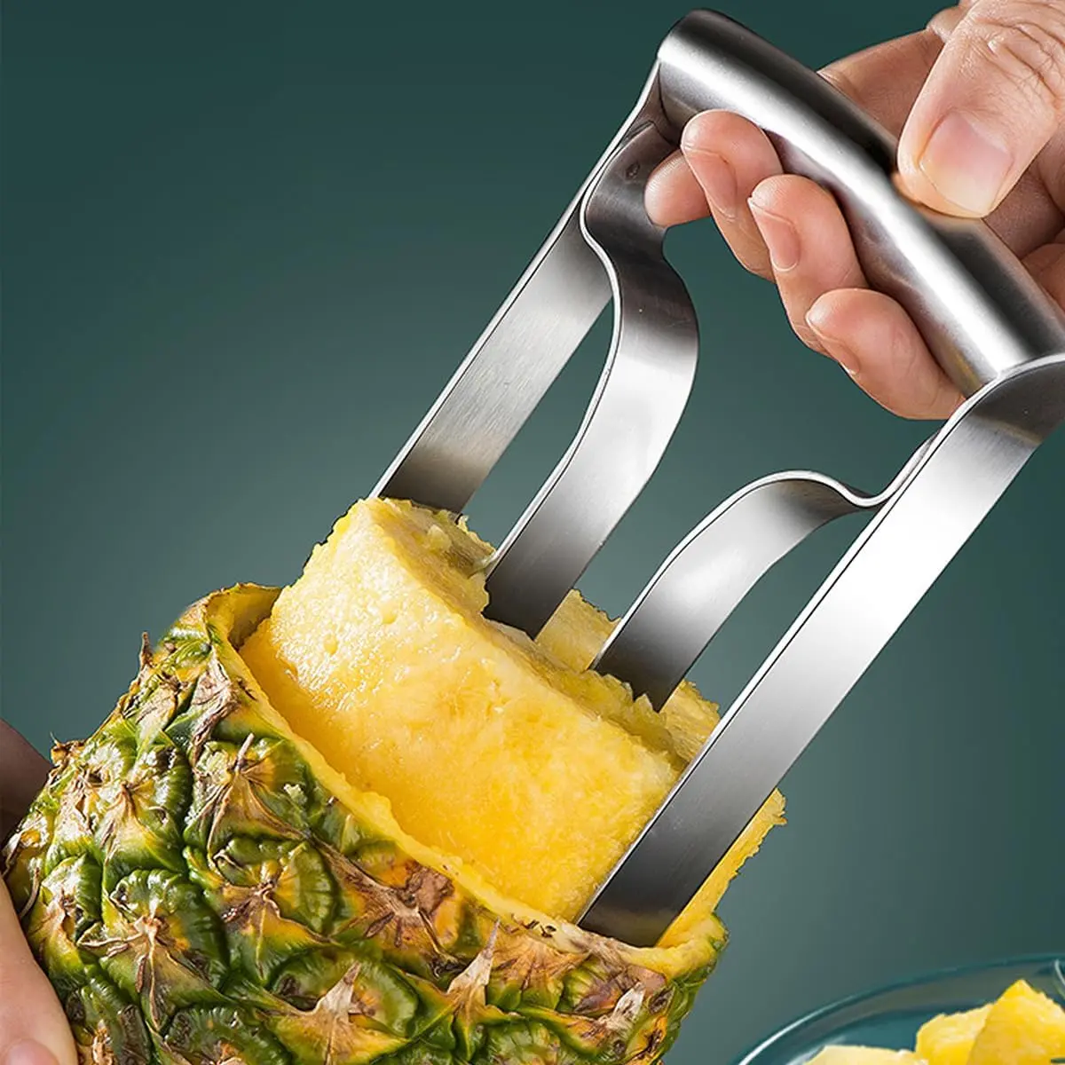 Watermelon  Slicer & Pineapple Corer Set, Stainless Steel Watermelon Slicer & Large Pineapple Peeler Coring Tool