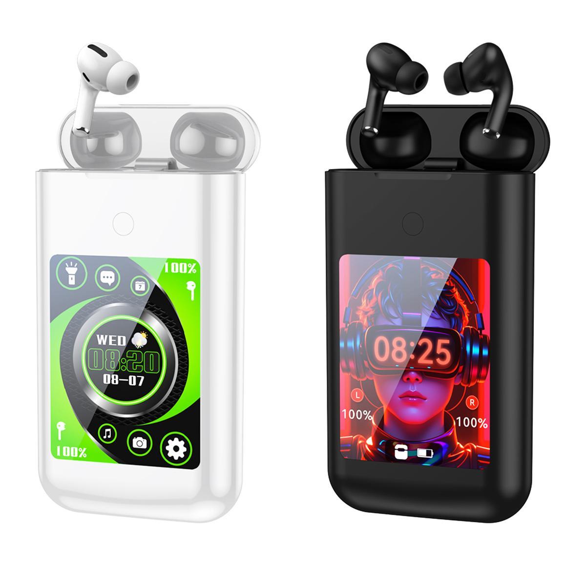 Multifunction Wireless Game Console with Headphones Charging Case, In Ear Headset Power Bank With Microphone 2-in-1 HiFi Stereo True Wireless Earbuds #GLOBAL PICKS