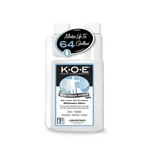 *NEW* K.O.E.16oz concentrate -Koe odor eliminator for pets - Koe dog odor eliminator - Non-Enzymatic Formula Safe for Small Pets & Children- Kennel Odor Eliminator - cat stuff for indoor - dog odor eliminator - Hamster(Apricot, Fresh Scent, Original) tikt