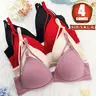 4 pieces, women's lingerie, Fashion bra, comfortable non-wired Medium Style bra, comfortable and breathable bra, back-clasp bra adjustable strap, casual bra, Fitted bra, Bralette, Hollow Out Bra, Everyday, Lightweight, ideal for all seasons, Comfy Bras