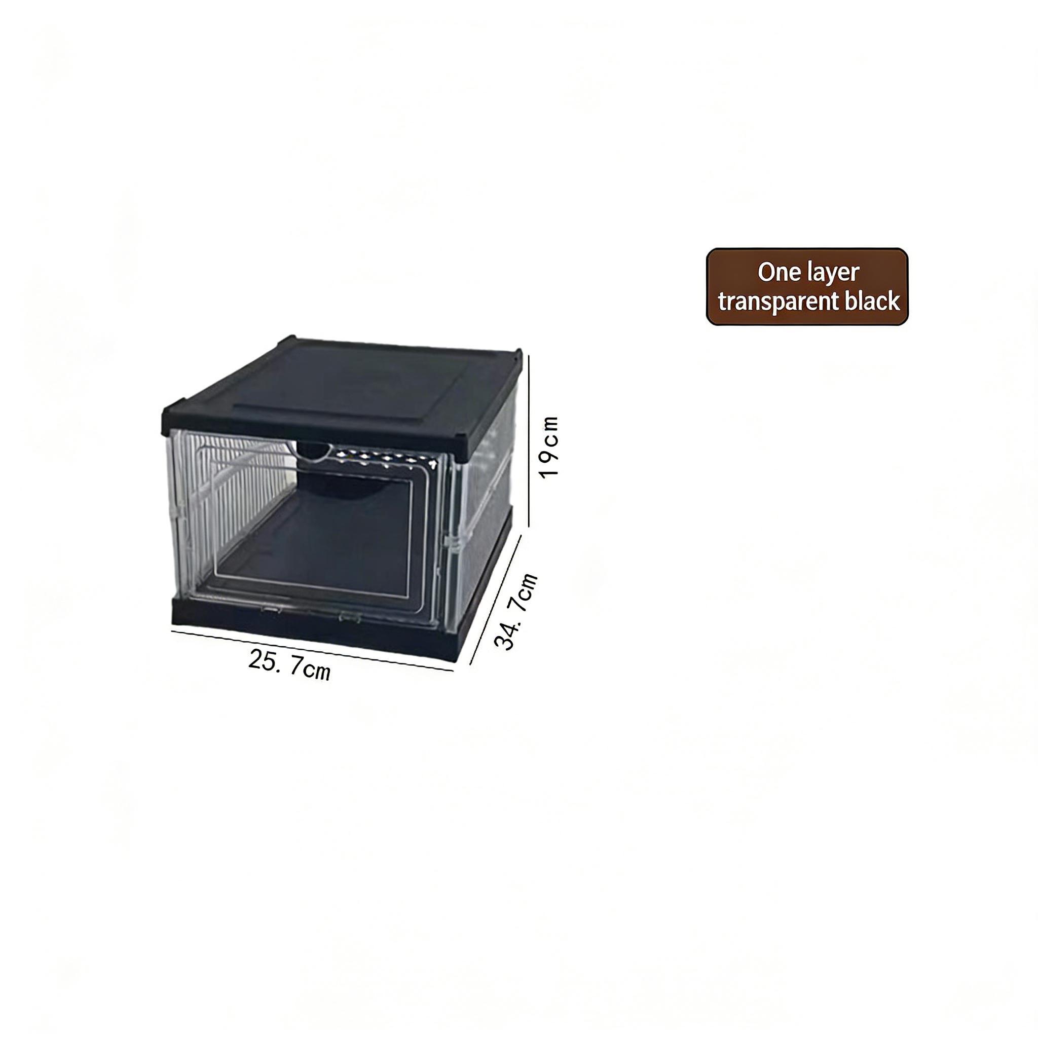 6 Tier Drop Front Shoe Storage Box, Clear Door Stackable Shoe Organizer, Plastic Shoe Rack Cabinet with Lid for Closet & Entryway 6 Tier Drop Front Shoe Storage Box, Clear Door Stackable Shoe Organizer, Plastic Shoe Rack Cabinet with Lid for Closet & Entryway