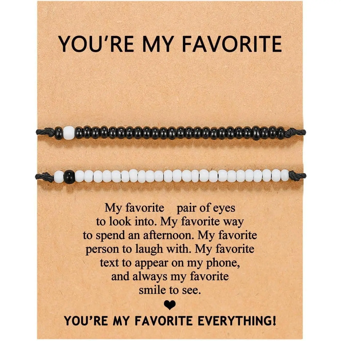 Morse Code Bracelets String Inspirational Bracelets Gifts for Couples Mom Daughter   Adjustable bracelets with Black White Beads for Women Men