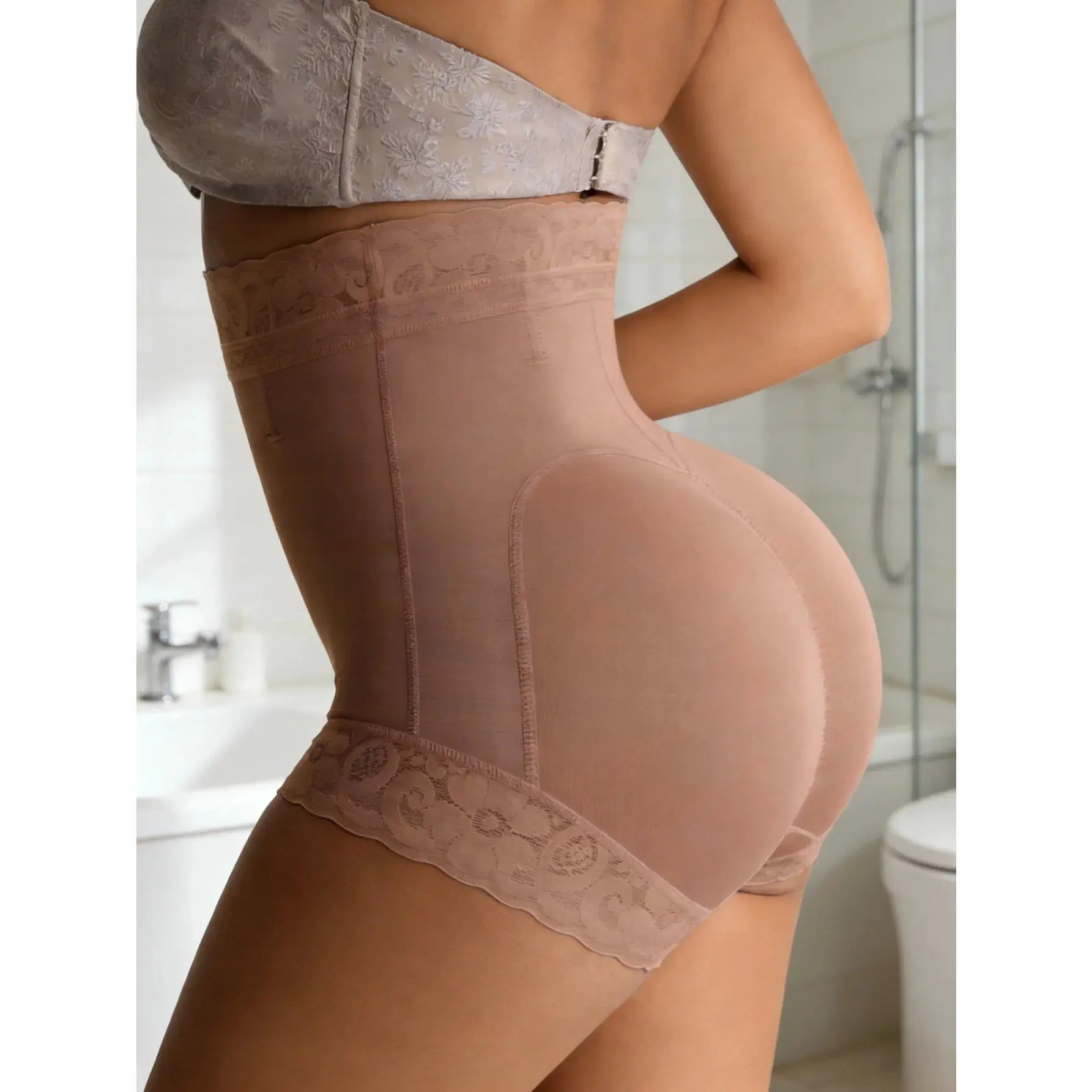 Fajas Colombianas Moldeadoras shorts,Tummy Control Shapewear Shorts, Butt Lifter Panties Slimming Body Shaper Underwear