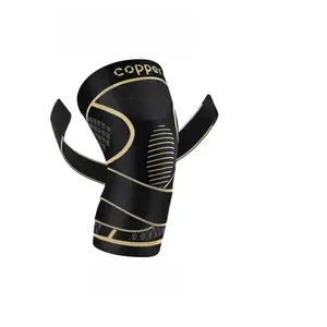 Breathable Copper Ion Knee Brace with Circular Compression, Shock Absorption Sports Knee Support Sleeve for Basketball Cycling Hiking Running Outdoor Training