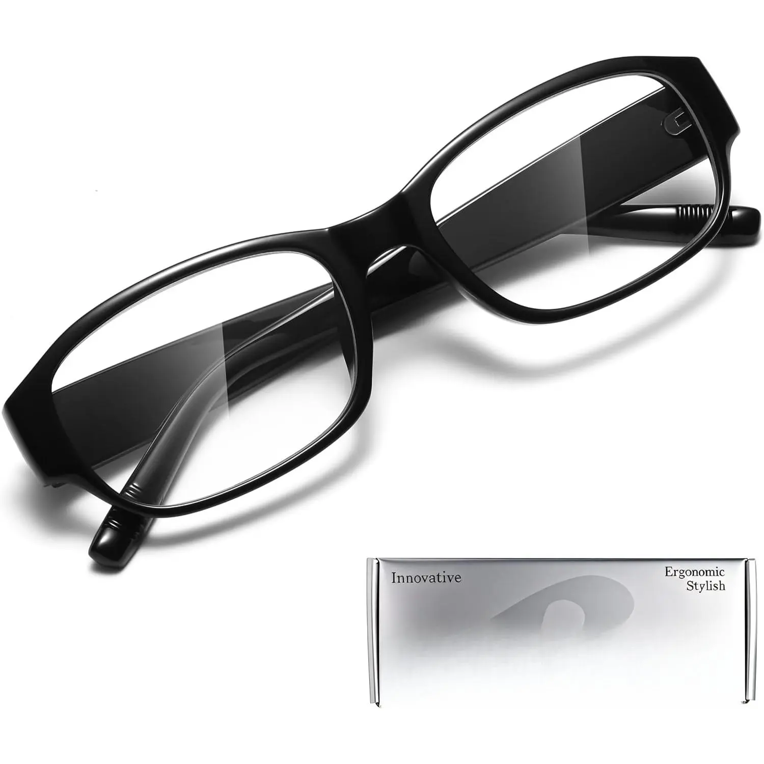 Wide Rectangle Blue Light Glasses for Woman   for Gaming//Screen