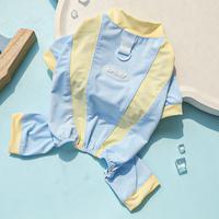 Four corners sky blue and yellow