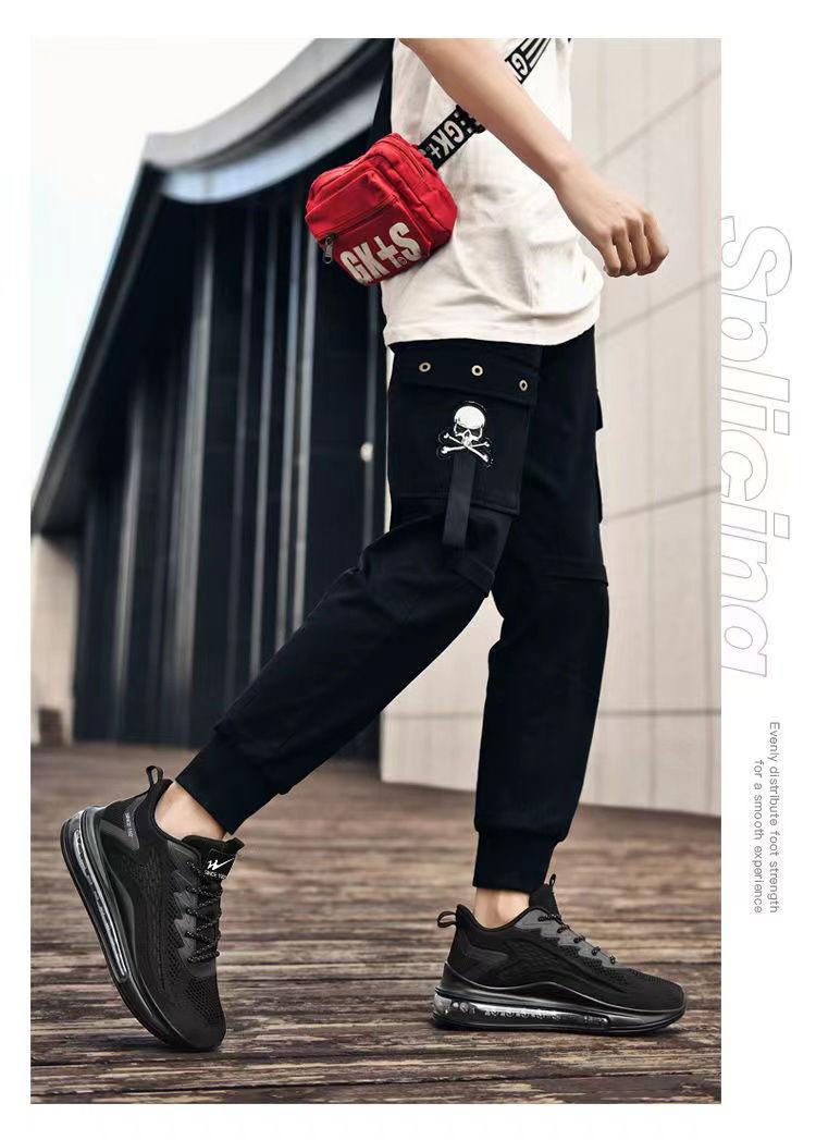 2026 Flyknit Running Shoes for Men, New Spring Model, Shock-Absorbing Air Cushion Sports Shoes, Casual Shoes for Men, Versatile