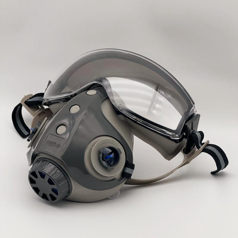 Reusable Respirators with Filters, Dustproof Industrial Half Face Mask, Paint Spray Mask, Safety & Security Supplies for Home & Office