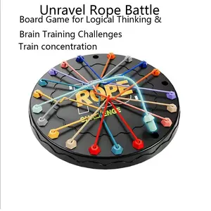1pcs Rope Puzzle Challenge, Brain-Boosting Logic Game, Enhances Focus, Ideal for Developing Intelligence, Replace Phone Time