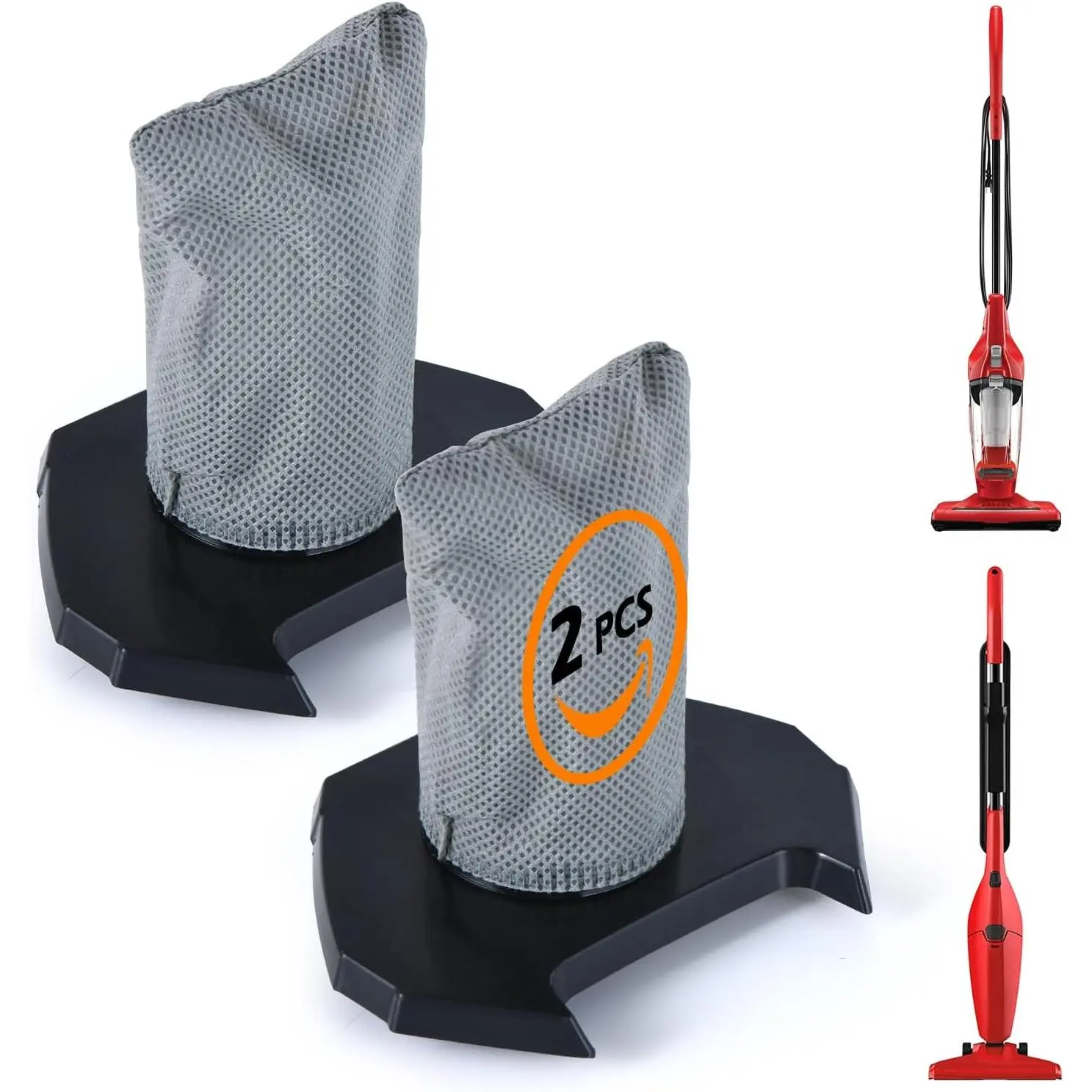 2-Pack Synthetic Reusable Washable HEPA Vacuum Filter with Airflow Boost, Fits Dirt Devil Power Express Lite SD22020, SD22020B, SD22030 & SD220xx Upright Vacuum Cleaners
