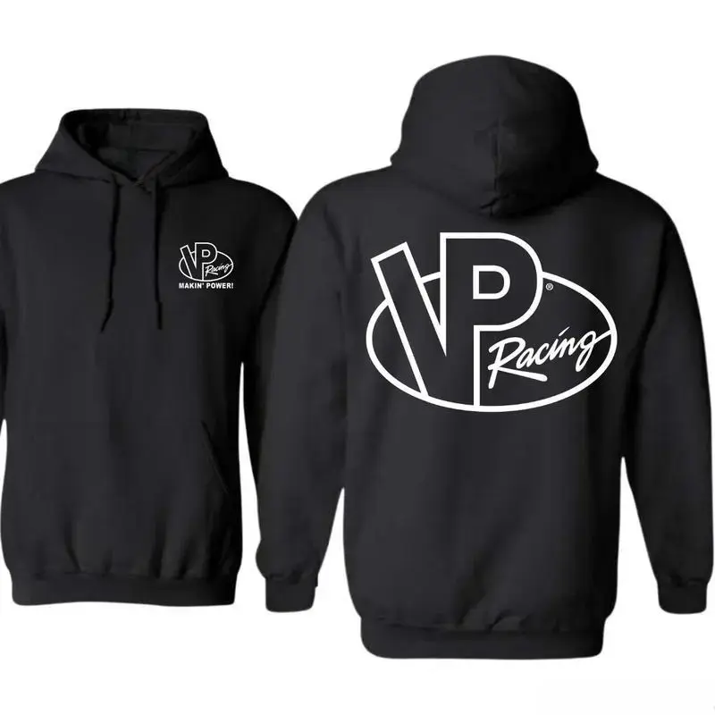Men's VP Racing Crew Neck Pullover Hoodie Bold Colorful Logo Print Retro Vintage Power Inspired Racing Streetwear For Car Enthusiasts Party Ready Easy Wear Menswear Top