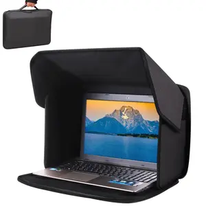 Laptop Sunshade Storage Bag, Lightweight Anti-Glare Privacy Cover, Foldable Portable Laptop Case, 14-Inch/16-Inch, Outdoor Work